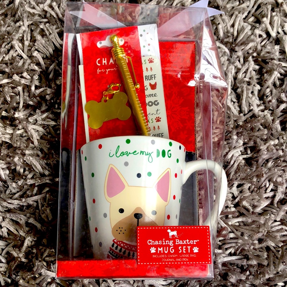 NWT Frenchie mug set